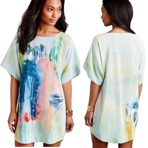 ANTHROPOLOGIE MAEVE Silk Desjardins Dress Size Small